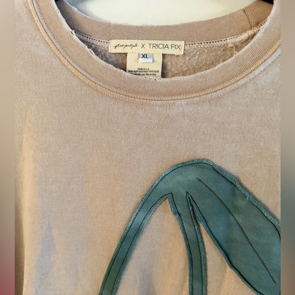 Free People x Tricia Fix Cherry Print Fruit Sweatshirt - Picture 5 of 5